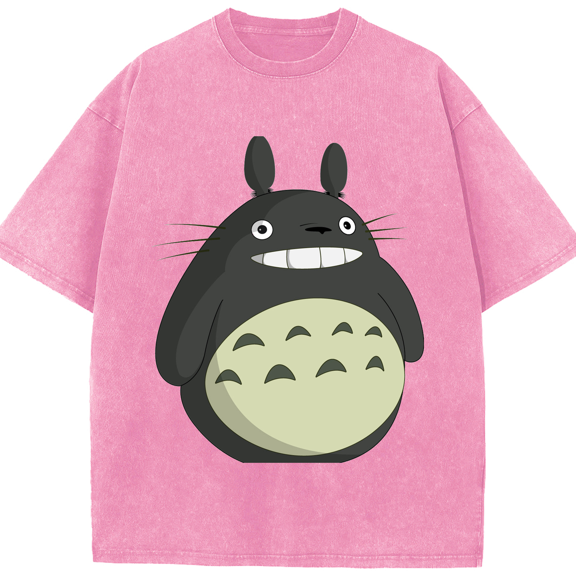 （画像用） となりのトトロ 草壁メイ 草壁サツキ My Neighbor Totoro Satsuki Kusakabe Mei Kusakabe 綿100% ヴィンテージ風 半袖Tシャツ（フロントプリント）